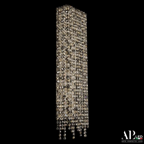 Бра светодиодное хрустальное APL LED Sicilia SH500.B1.20-70.B.Ni.4000.Clear.801.731 (220V)