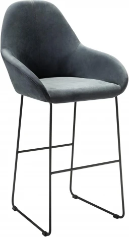 Кресло Бар.Kent Diag grey/Линк R-Home арт.410219140h_Diaggrey_черн_БАР