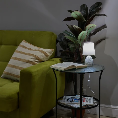 Настольная лампа Uniel UML-B301 E14 LIGHT GREY