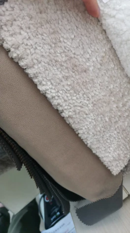 Стул ЭЛЕФАНТ 360 град. поворотный, Alpina Cream, букле / Magnum 130 искуств.замша / Черный, M-City