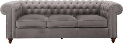Диван Chester Classic ОГОГО (арт.665431), (Ткань/Серый)