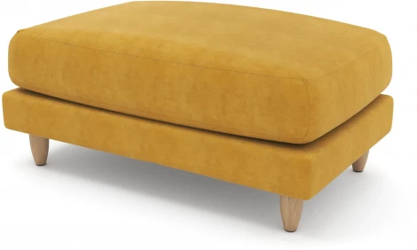 Банкетка Arsko Корс 2 горчичный велюр