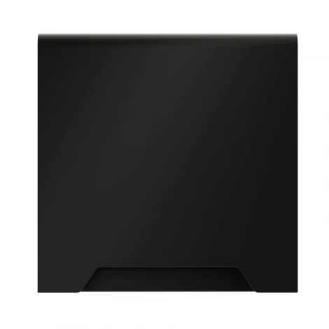 Накладка для розетки с заземлением, защитными шторками и крышкой Voltum S70 VLS000808 (черный матовый)