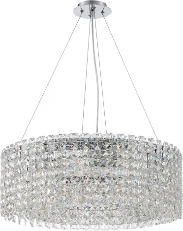 Подвесная люстра хрустальная Stilfort Delone 2179/09/08P (220V, на тросе)