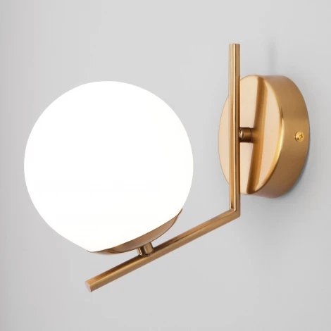 Бра Eurosvet Frost 70152/1 латунь (220V, шар)