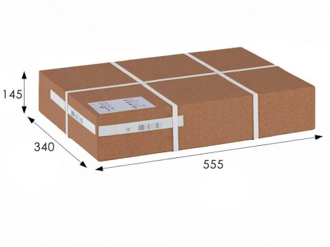 Банкетка Ретро с ящиком белый, ткань полоса коричн. от фабрики Mebelik
