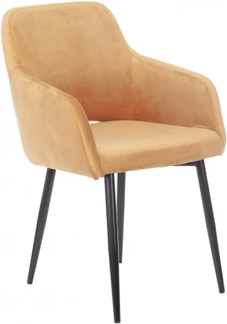 Кресло Бюрократ CH-380F янтарный Italia 9 на ножках металл черный