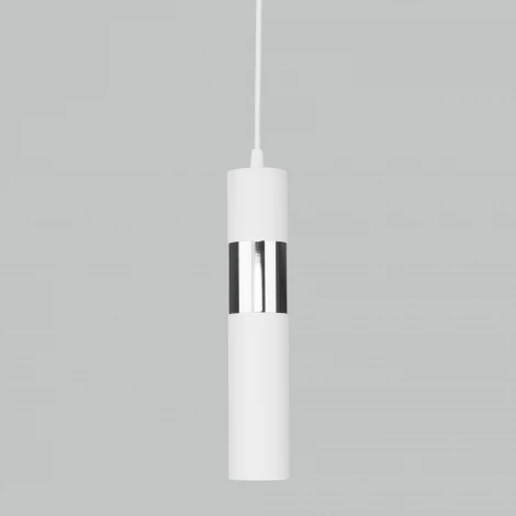 Умный подвесной светильник Eurosvet Viero 50097/1 белый/хром (220V, на проводе, круглые)