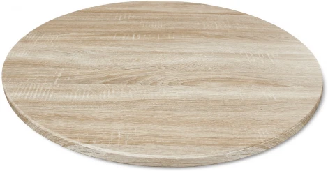 Стол Sheffilton SHT-TU43/TT 80 МДФ черный муар/дуб сонома светлый