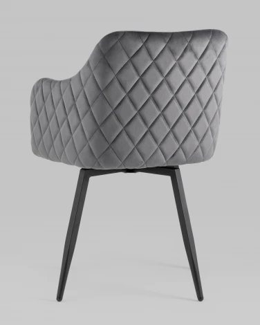 Стул Stool Group Ника вращающийся велюр серый УТ000031327