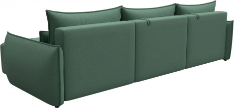 Диван угловой Лига-051 НПБ Лонг угол универсальный Лига Диванов (Рогожка) арт.128663