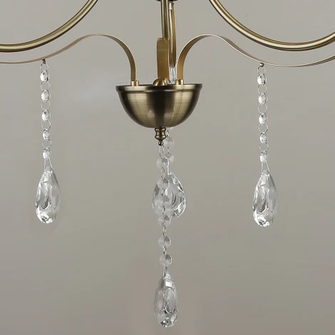 Подвесная люстра Reluce 04749-0.4-03 (220V, подвески, на цепи, подсвечник, свеча)