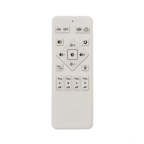 Умная люстра потолочная Lumion Alis Smart 8380/45CL белый, металл/акрил с ПДУ и голосовым управлением LED 45W 3000-6500К 220V