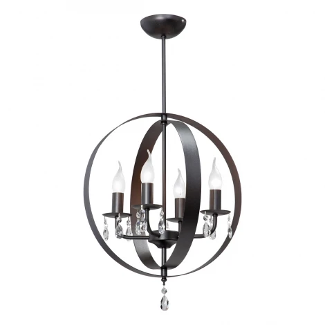 Потолочная люстра Vitaluce V4256-1/4PL (220V, свеча, круглые, кольцо)