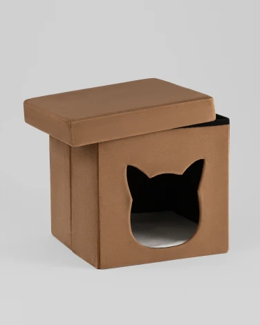 Пуф Stool Group складной с ящиком Store Pet розовый арт.УТ000040153