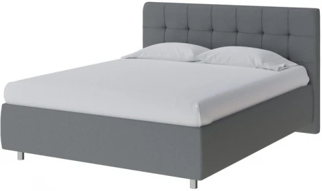 PROxSON Кровать Nety без основания (Ткань: Рогожка Savana Grey (серый)) 90x200