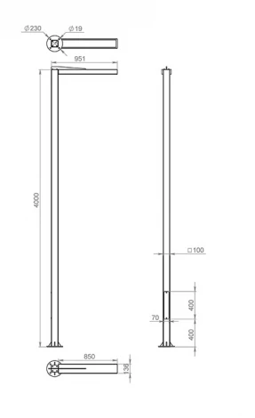 Наземный светильник Русские фонари Dartmoor light 631-41/b-40