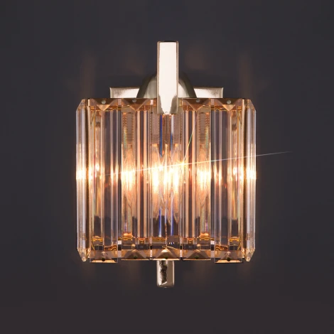 Бра Eurosvet April 10117/1 золото/прозрачный хрусталь Strotskis