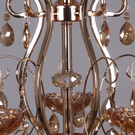 Подвесная люстра Reluce 02315-0.4-05 FGD+GC (220V, на цепи, подсвечник, свеча)