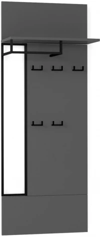 Вешалка настенная City графит R-Home арт.401056104h