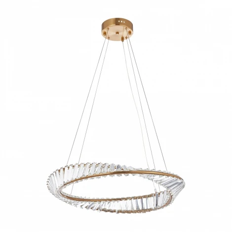 Подвесной светильник Arte Milano Venezia 318033/D600 BS (регулировка яркости, LED, 220V, хрусталь, пульт управления, на тросе, круглые)