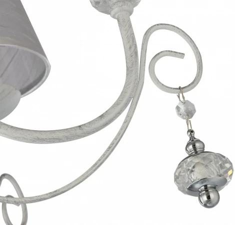 Подвесная люстра Arte Milano AM347620 347620/5 WT+SL (220V, подвески, на цепи)