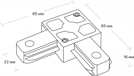 Коннектор угловой жесткий пластик/медь черный Ritter Artline 59746 3