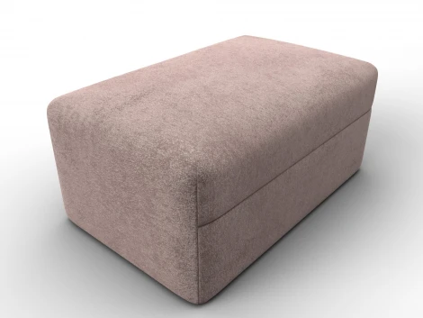 Модуль пуф Лига-060 НПБ (ЛДСП,Брус,Фанера,Велюр/Бежевый) Лига Диванов 129570