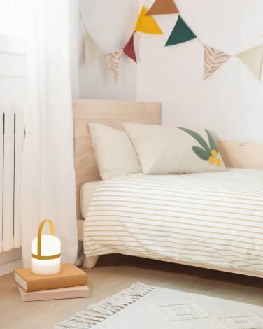 Настольная переносная мини-лампа с аккумулятором светодиодная с выключателем IP44 La Forma (ex Julia Grup) Ridley AA7758S29