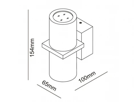 Настенный светильник Crystal Lux CLT 021 021W BL