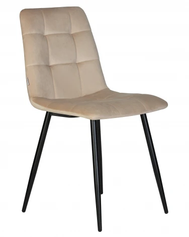 Стул обеденный CHILLY (Бежевый Holland 07, основание черное)