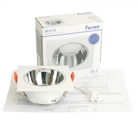 Светильник потолочный встраиваемый Feron DL3112 51406