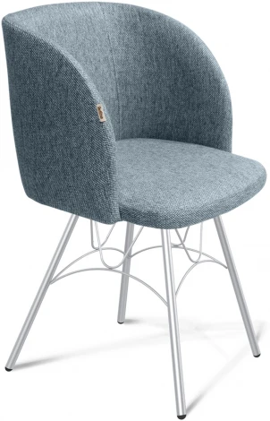 Стул SHT-ST33/S107 синий лед/хром лак Sheffilton 1507597901