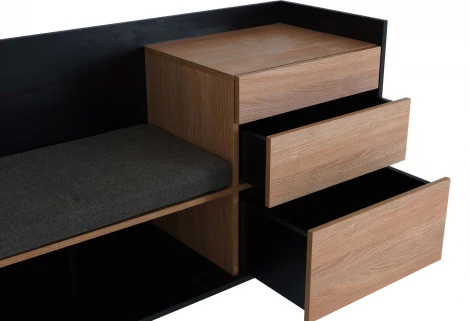 Композиция Look 11 ОГОГО (арт.843429), (ЛДСП/Черный)