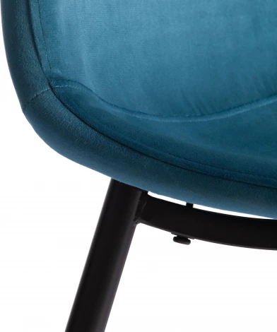 Стул BREEZE (mod. 4724) Tetchair (Велюр,Металл /Черный) арт.24672