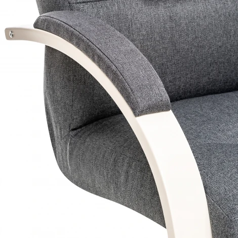 Кресло Leset Монэ (Фанера,Березовый шпон,Металл,Рогожка/Слоновая кость) арт.2500000071126