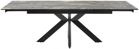 Стол M-City BELLUNO 160 KL-176, итальянская керамика/ черный каркас