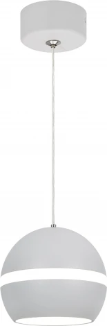 Подвесной светильник ЭРА PL21 WH (220V, на проводе, шар)