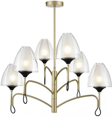 Потолочная люстра на штанге Vele Luce Oro 10038 VL5654P16 (220V)