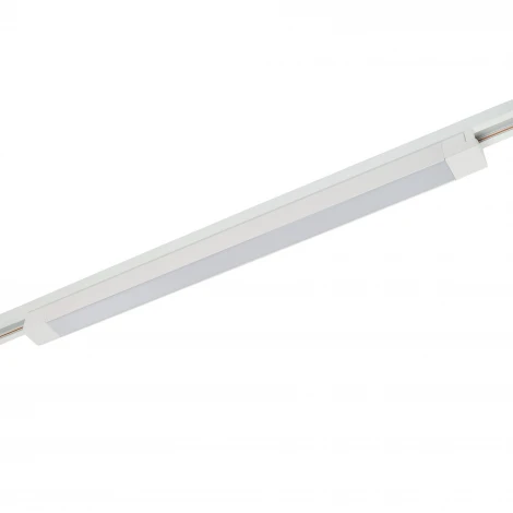 Трековый однофазный светодиодный светильник 30W 220V MyFar Лайнс MT0110-30W4K-W