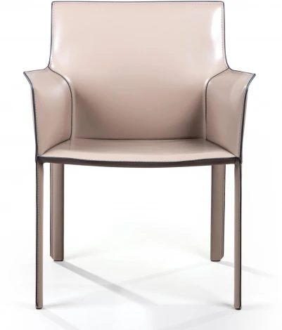 Стул с подлокотниками Barrie, кожа капучино Top Concept BARRIE 2000000000138