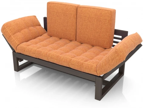 Кушетка Arsko Балтик венге оранжевая рогожка