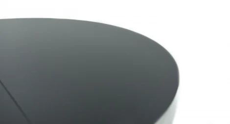 Стол Аврора Оскар D950 Glass, Белый, Стекло Чёрное