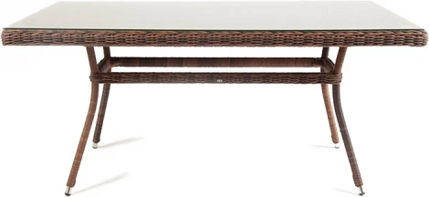 "Латте" плетеный стол из искусственного ротанга 140х80см, цвет коричневый 4SIS арт.УТ-00001813