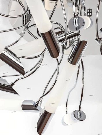 Потолочная люстра IDLamp Milada 401/15PF-LEDChrome