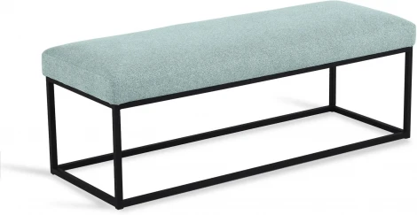 Банкетка Loft Flat ОГОГО (арт.810247), (Ткань,Рогожка/Голубой)