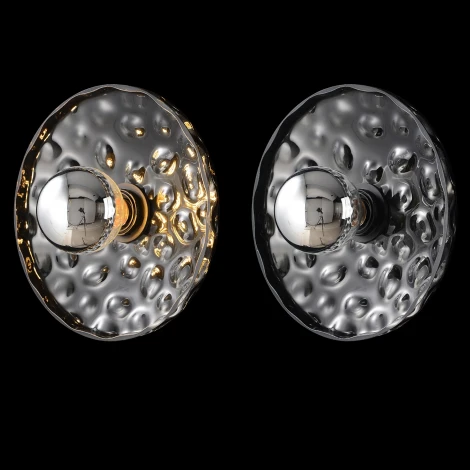 Настенный светильник Crystal Lux PEARL AP1 SMOKE (220V, круглые)