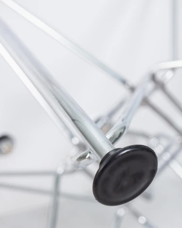 Стул обеденный DAW CHROME (ножки хром, цвет сиденья белый)