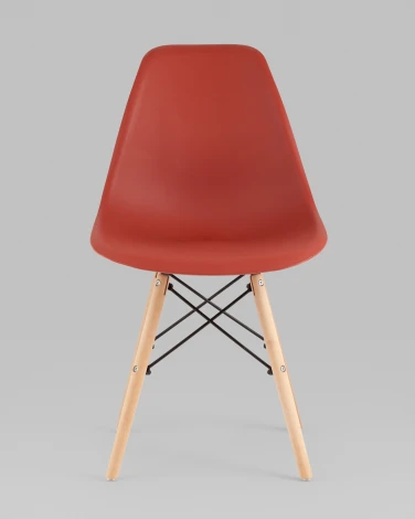 Стул Eames Style DSW терракотовый x4 (разборный каркас) Stool Group арт.УТ000039376
