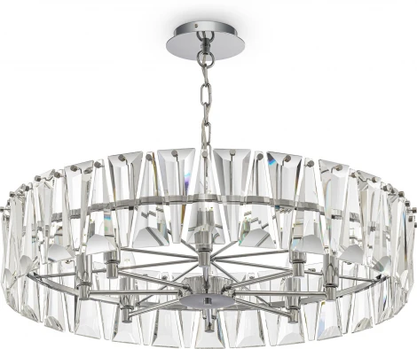 Подвесная люстра Maytoni Puntes MOD043PL-08CH (220V, на цепи, круглые)